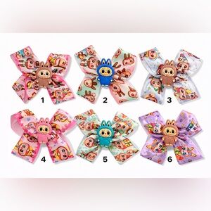 Monster Hair Clip Bows